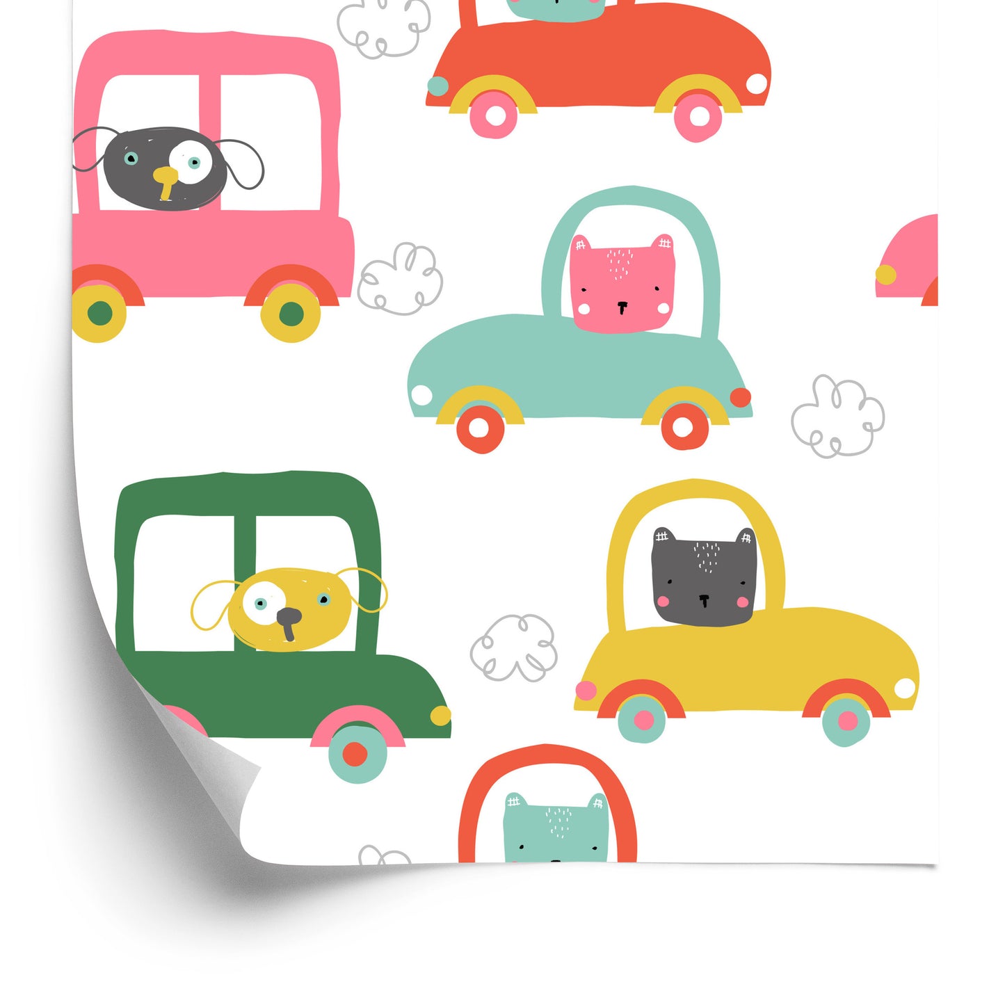Wallpaper Funny Animals And Cars