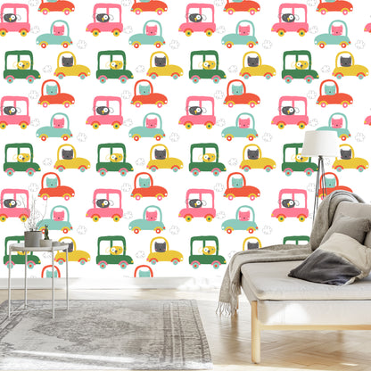 Wallpaper Funny Animals And Cars
