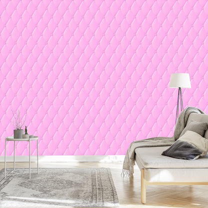 Wallpaper Quilted Pink Pattern