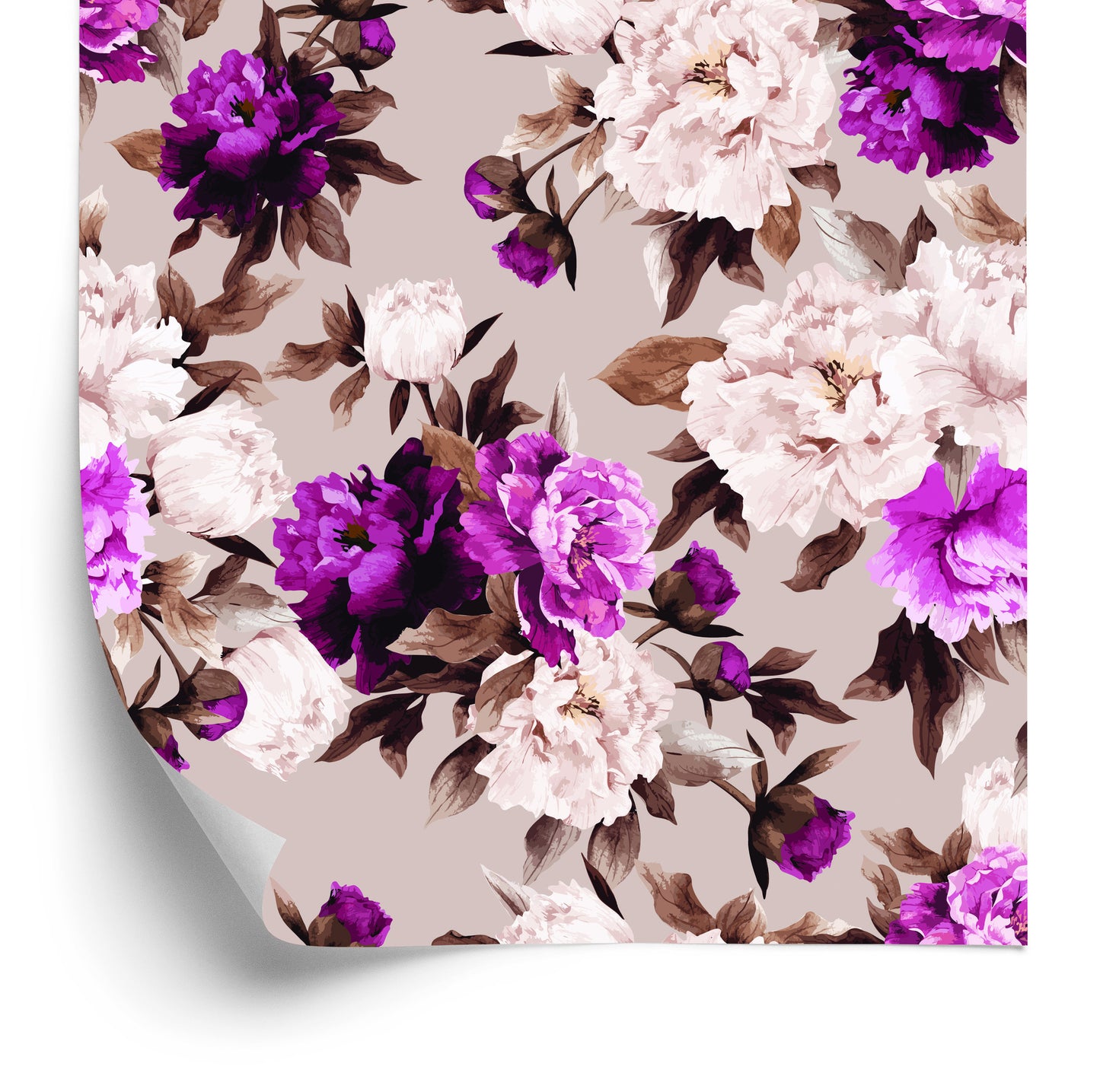 Wallpaper Beautiful Floral Pattern
