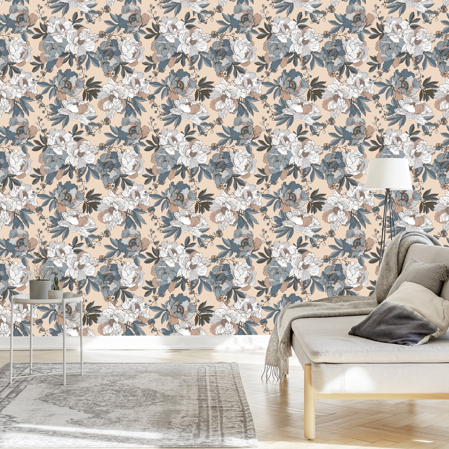 Wallpaper Elegant Peonies