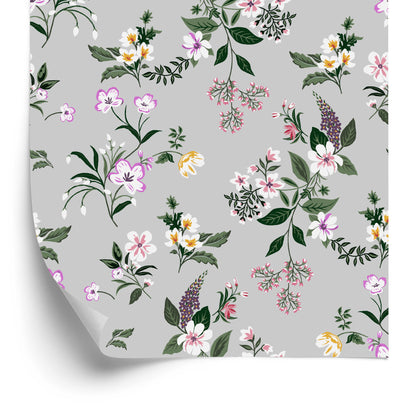 Wallpaper Delicate Colorful Flowers