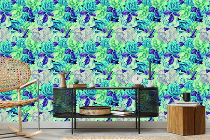Wallpaper Beautiful Colorful Roses