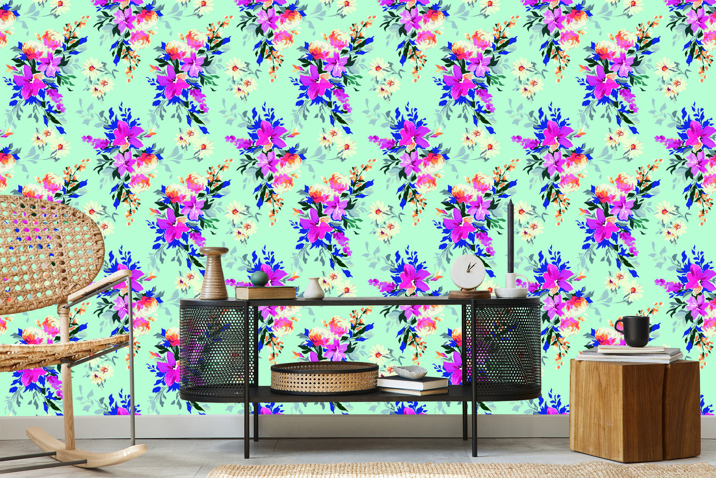 Wallpaper Beautiful Colorful Flowers