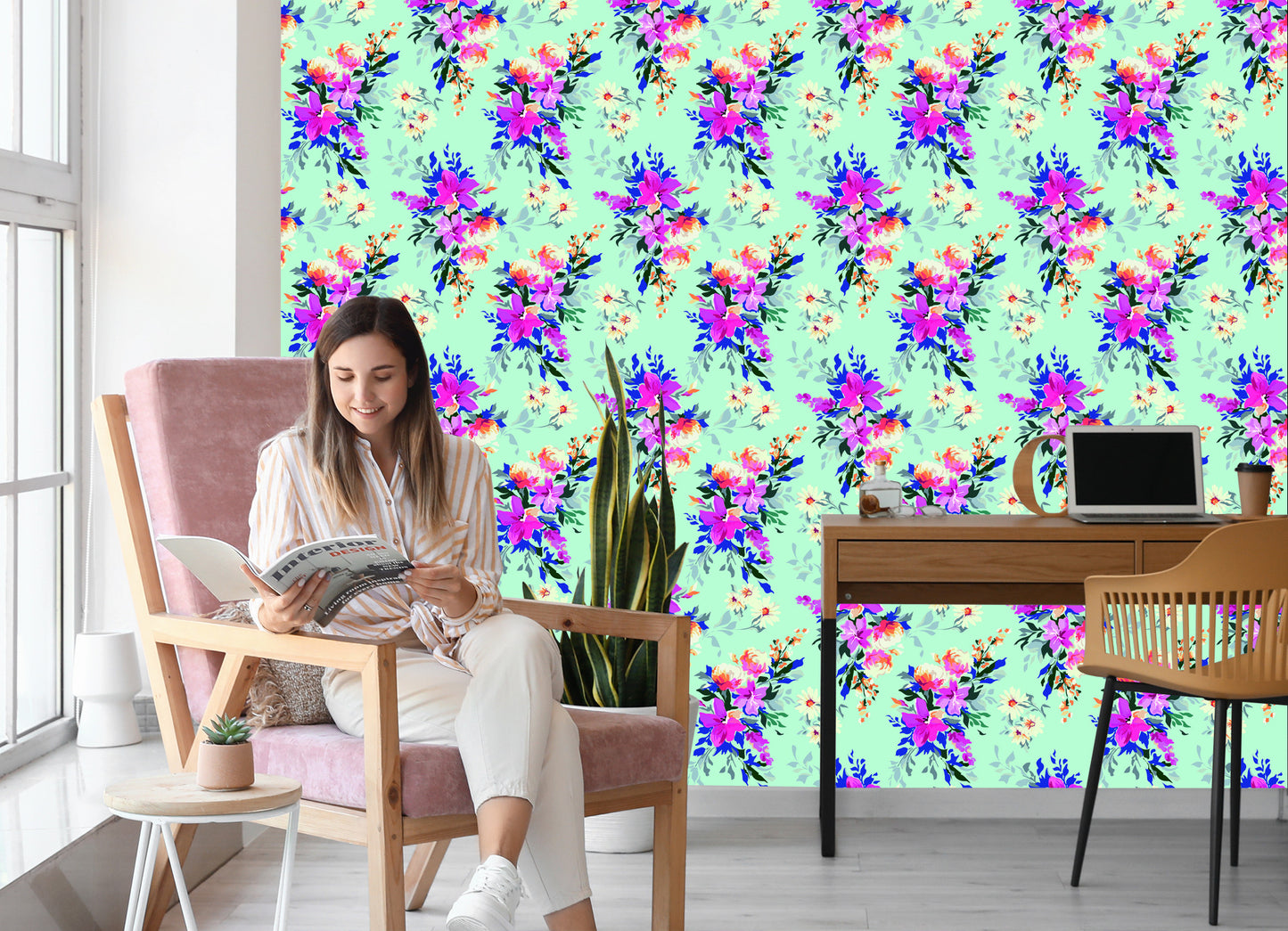 Wallpaper Beautiful Colorful Flowers