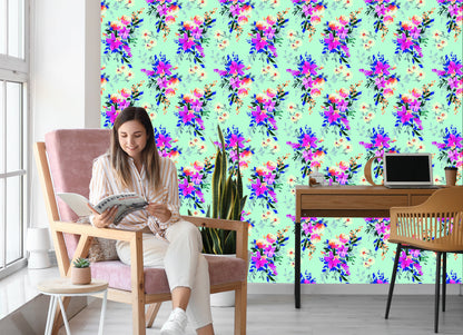 Wallpaper Beautiful Colorful Flowers