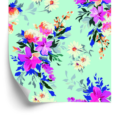 Wallpaper Beautiful Colorful Flowers