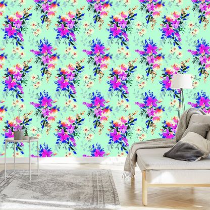 Wallpaper Beautiful Colorful Flowers