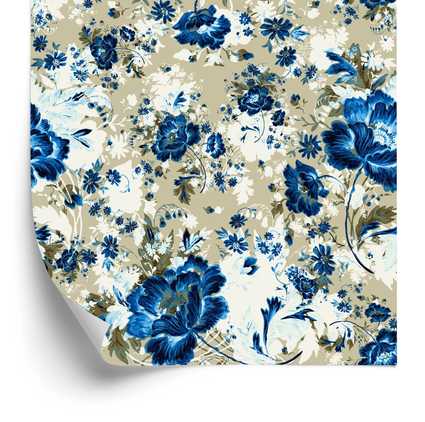 Wallpaper Beautiful Blue Flowers