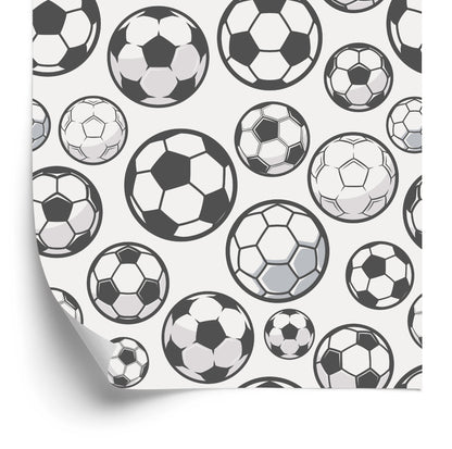 Wallpaper Sketched Footballs