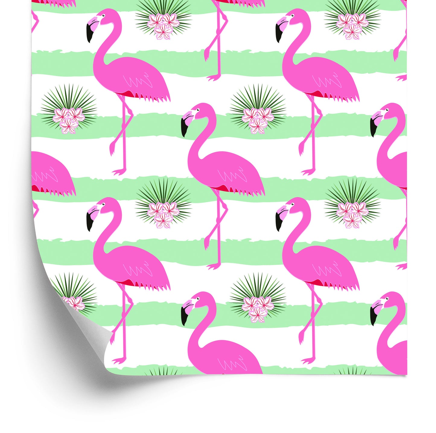 Wallpaper For Kids - Pink Flamingos