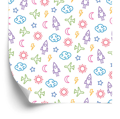 Wallpaper For Children - Sky Adventures