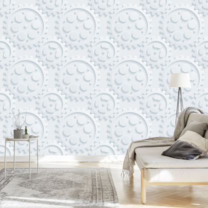 Wallpaper 3D Optical Mandalas For Living Room