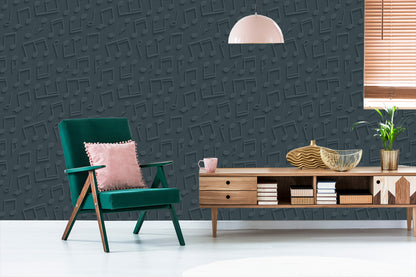 Wallpaper Modern 3D Optical Effect For The Living Room