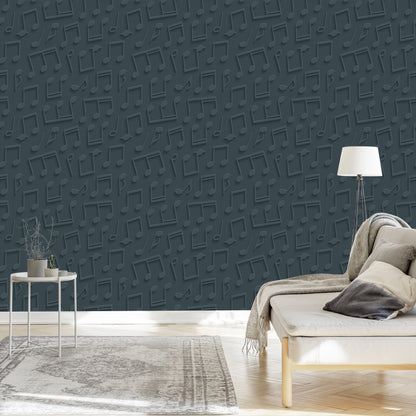 Wallpaper Modern 3D Optical Effect For The Living Room