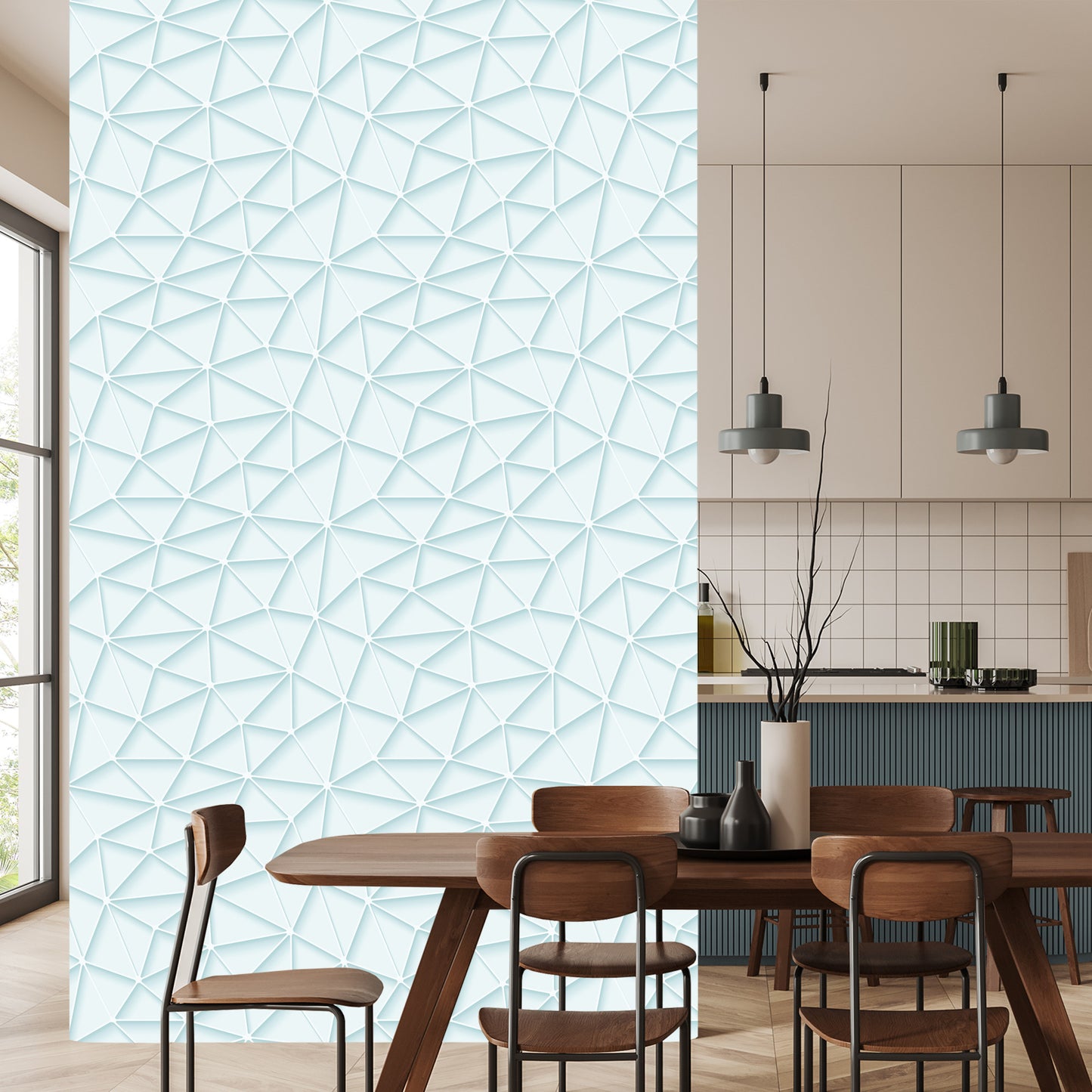 Wallpaper Modern 3D Geometric For Living Room