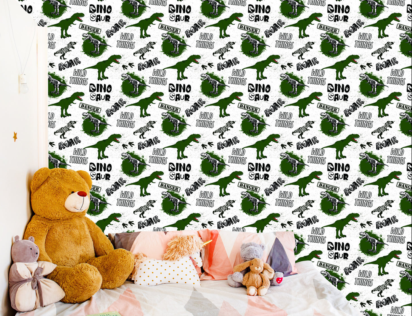 Wallpaper Dinosaurs For The Youth Room