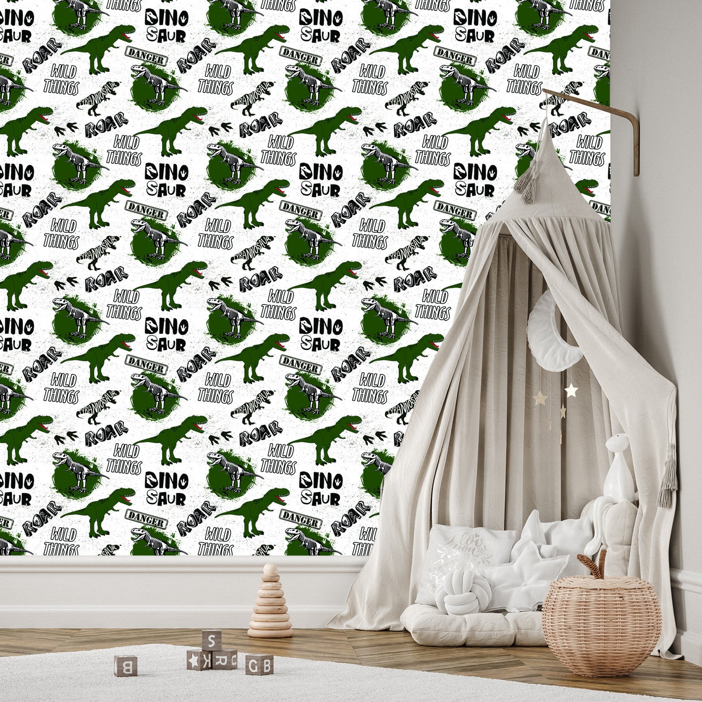 Wallpaper Dinosaurs For The Youth Room