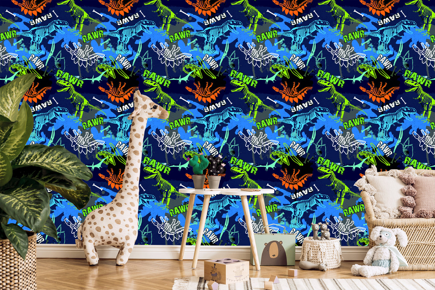 Wallpaper Dinosaurs Animals Children's Room