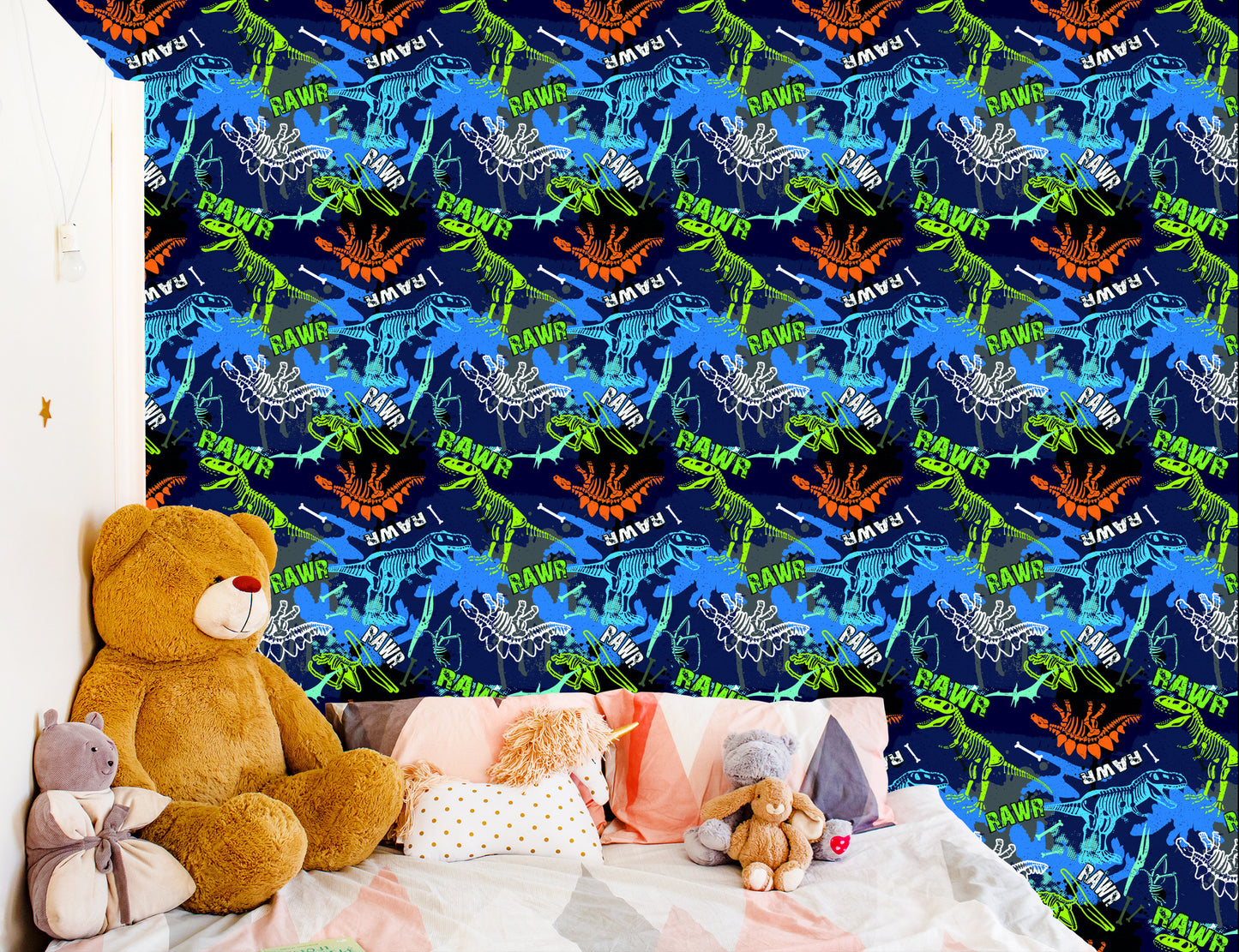 Wallpaper Dinosaurs Animals Children's Room