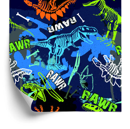 Wallpaper Dinosaurs Animals Children's Room