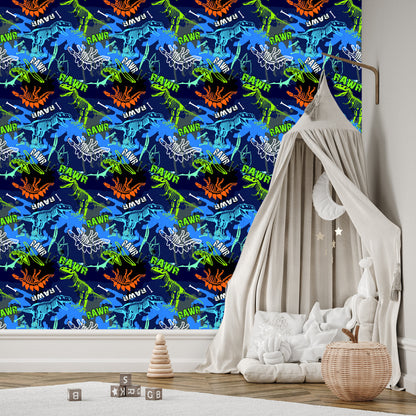 Wallpaper Dinosaurs Animals Children's Room