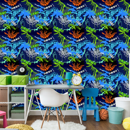 Wallpaper Dinosaurs Animals Children's Room