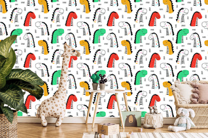 Wallpaper Colorful Dinosaurs