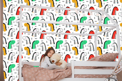 Wallpaper Colorful Dinosaurs