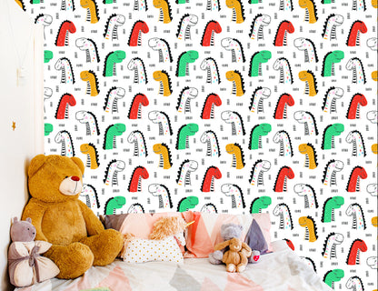 Wallpaper Colorful Dinosaurs