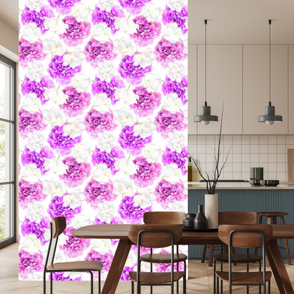 Wallpaper Pink Peonies And White Tulips