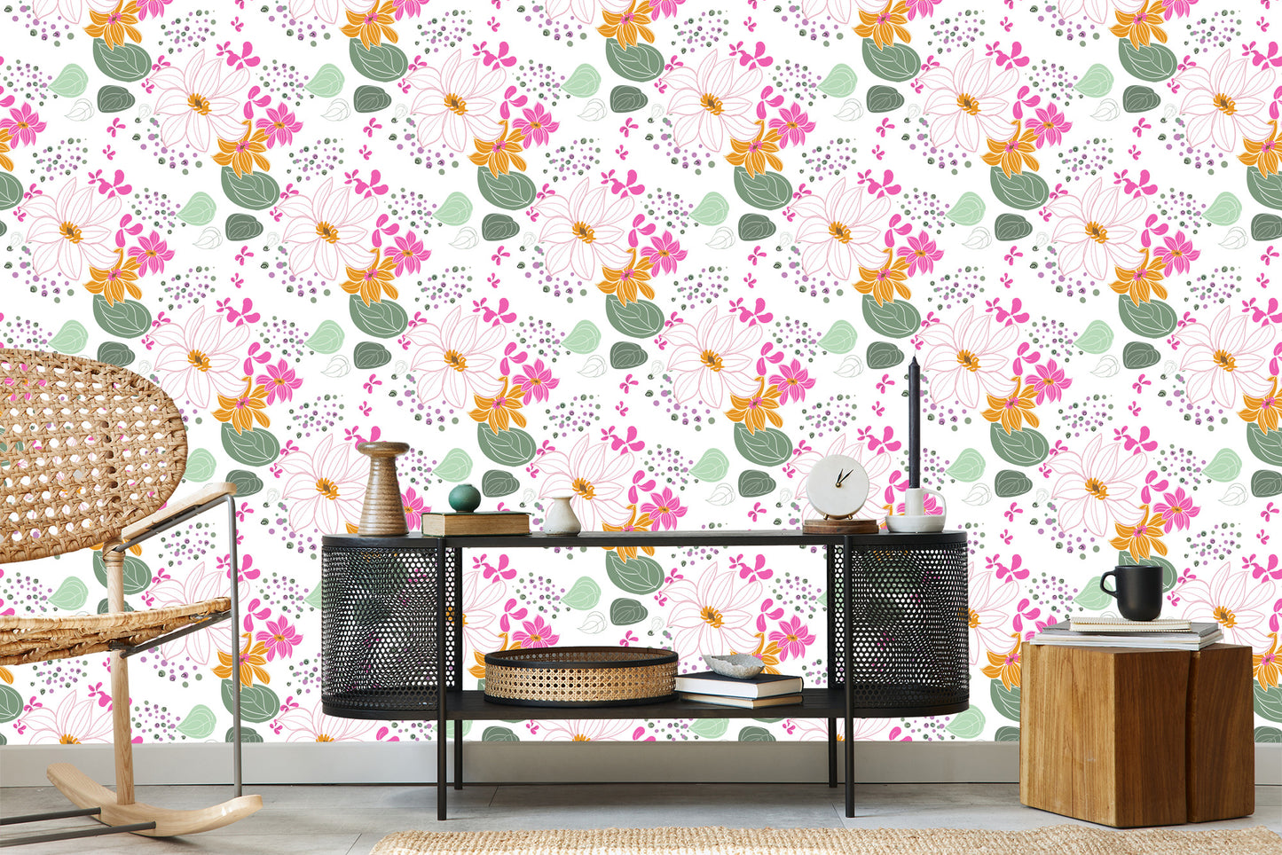 Wallpaper For Children - Beautiful Colorful Flowers