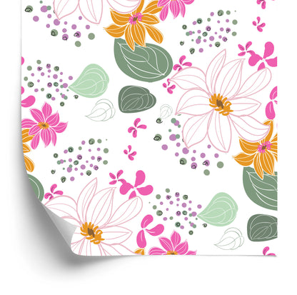 Wallpaper For Children - Beautiful Colorful Flowers
