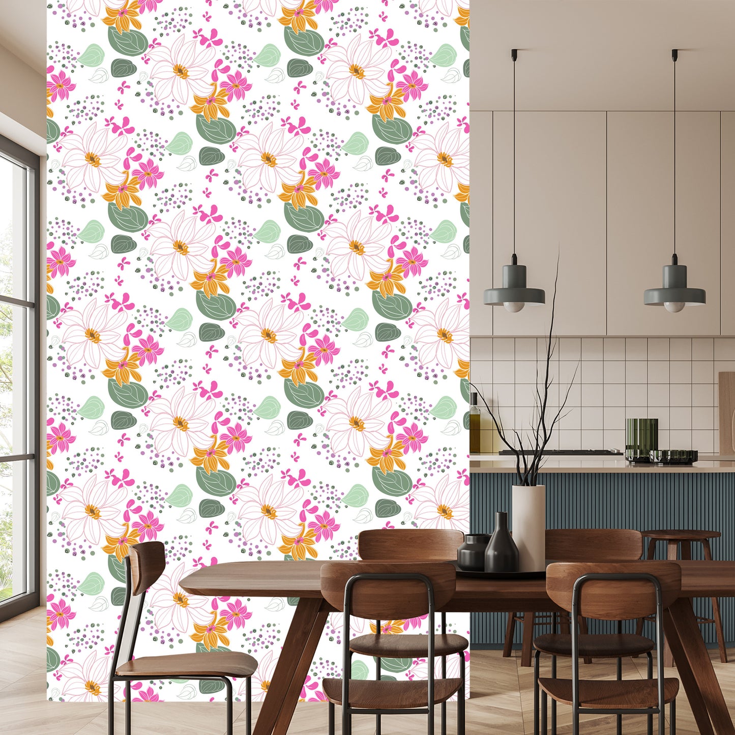 Wallpaper For Children - Beautiful Colorful Flowers
