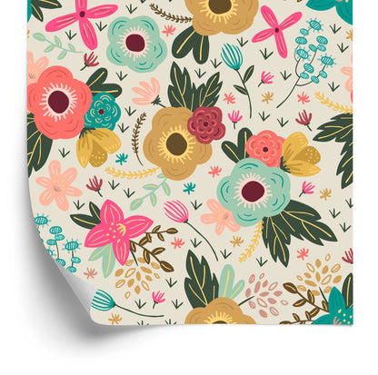 Wallpaper Colorful Flowers In The Meadow