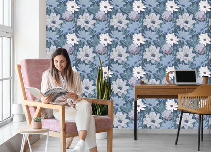 Wallpaper Beautiful Daisies In Pastel Colors