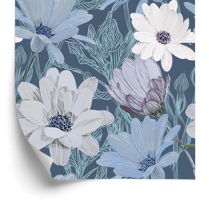 Wallpaper Beautiful Daisies In Pastel Colors