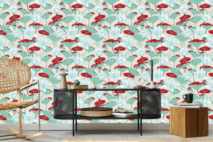 Wallpaper Water Lilies And Lotuses