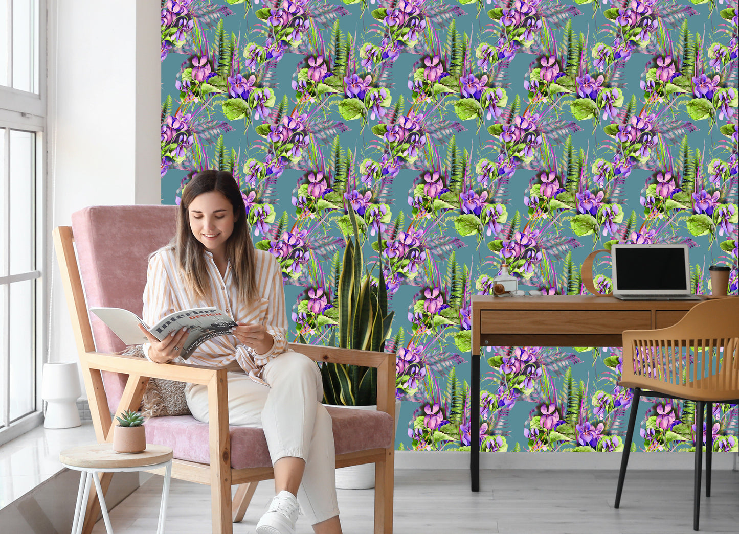 Wallpaper Flowers, Leaves