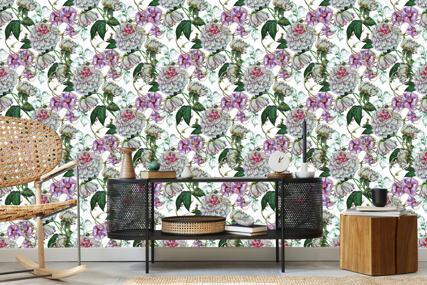 Wallpaper Beautiful Peonies