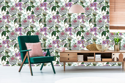 Wallpaper Beautiful Peonies