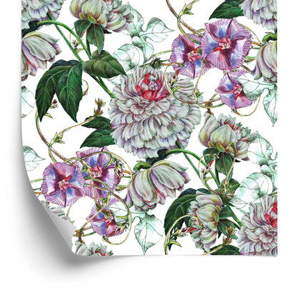 Wallpaper Beautiful Peonies