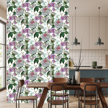 Wallpaper Beautiful Peonies