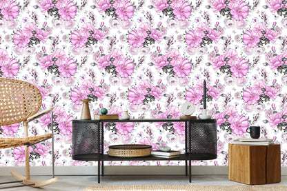 Wallpaper Fashionable Roses In Pastel Colors