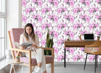 Wallpaper Fashionable Roses In Pastel Colors