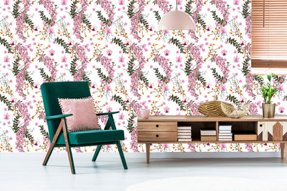 Wallpaper Blooming Wild Flowers