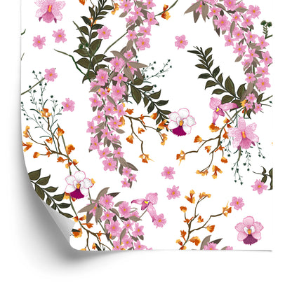 Wallpaper Blooming Wild Flowers
