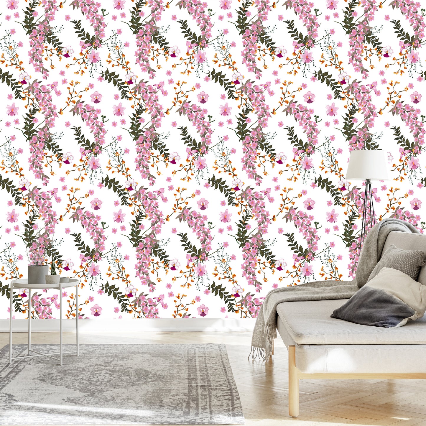 Wallpaper Blooming Wild Flowers