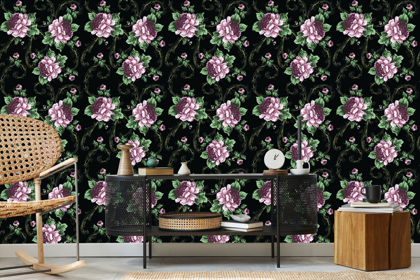 Wallpaper Blooming Flowers