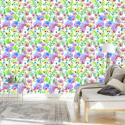 Wallpaper Orchid Orchids Plants Flowers For Living Room